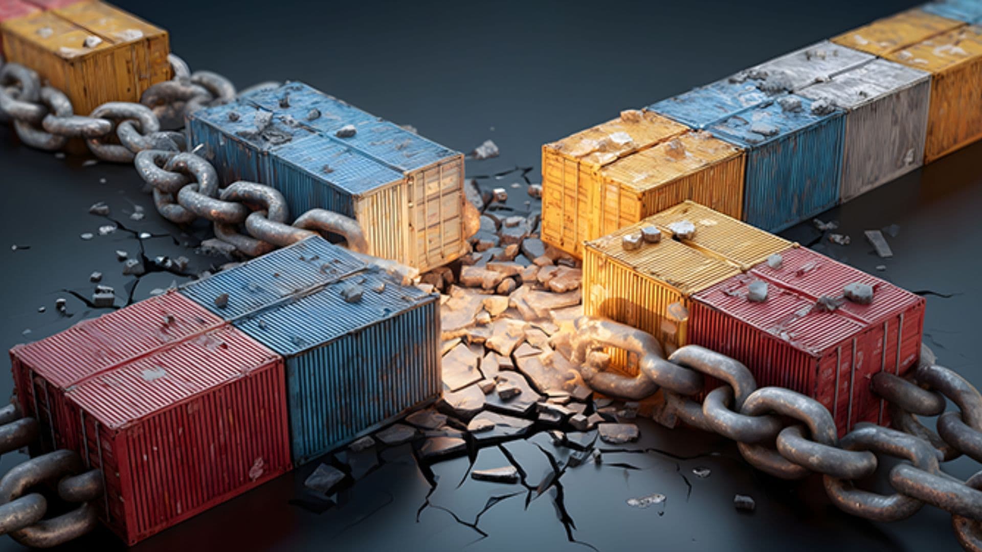 When supply chain is disrupted the loss of cargo is not the only casualty of war